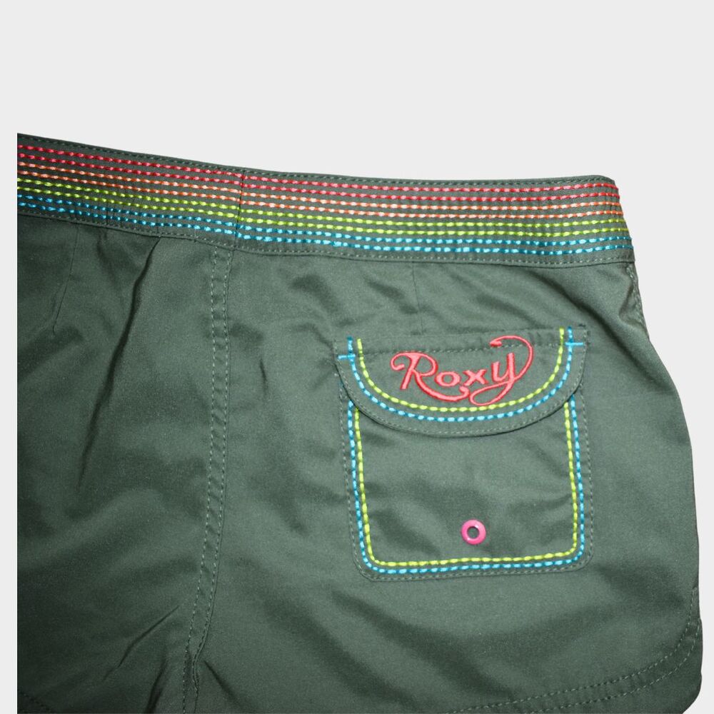 ROXY Shorts Green Size 3 - Picture 3 of 6